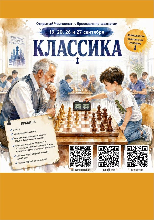 Открытый чемпионат г. Ярославля по шахматам